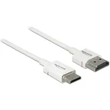 DeLock HDMI-Kabel 0,25 m Weiß