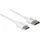DeLock HDMI-Kabel 0,25 m Weiß