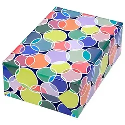 JUNG SCHÖNER VERPACKEN Geschenkpapier Circolo mehrfarbig, 20,0 m