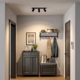 Deko-Light Can Tilt 3 Leuchtmittel eckig Schwarz Metall