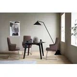 Stressless® Polsterstuhl Laurel, High Back mit Armlehne, Größe L, mit Beinen aus Stahl in Schwarz matt braun