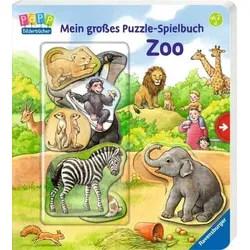 RAVENSBURGER 43653 Mein großes Puzzle-Spielbuch Zoo