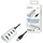 Logilink CR0045 3+2 Port USB 3.0 Hub (3-Port) mit Kartenleser für SD - Micro-SD Speicherkarten, Aluminiumgehäuse, mit eingebautem SD-Kartenleser Silber