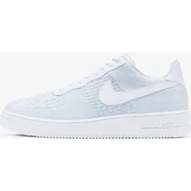 Nike Air Force 1 Flyknit 2 White Pure Platinum - EU: 42.5 - Weiß/Grau - 42.5