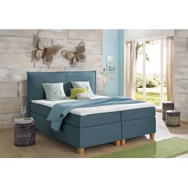 Home Affaire Houssay 140 x 220 cm H3 7-Zonen-Tonnentaschen-Federkernmatratze petrol
