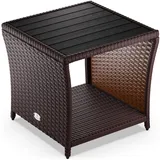 CASARIA Beistelltisch 45 x 45 x 40 cm Braun