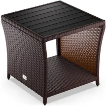CASARIA Beistelltisch 45 x 45 x 40 cm Braun