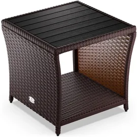 CASARIA Beistelltisch 45 x 45 x 40 cm Braun