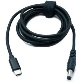 system-s DC 15V Kabel 150 cm 5,5 x 2,1 Stecker zu USB 3.1 Typ C Stecker