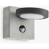 LUCANDE Belna LED-Außenwandlampe, beton, Sensor