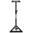 Pronomic SLS-10 Stativ für Studio Monitor Ständer (Höhenverstellbar 80 cm bis 130 cm, Dreiecksbasis, Gummifüße, Dornenfüße/Spikes, Stahl, Trägerplatte mit Gummistreifen) Schwarz pulverbeschichtet