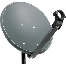 Premium X PremiumX SAT Anlage 45cm Anthrazit Satellitenantenne Twin LNB Wandhalter 45cm
