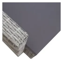 vidaXL Gartensessel 65 x 65 x 74 cm grau