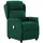 vidaXL Massagesessel Dunkelgrün 93,5 x 67,5 x 101,5 cm Stoff mit Kissen und Rollen