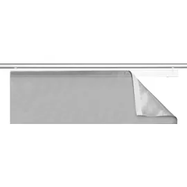 HOME WOHNIDEEN Schmidt Schiebevorhang Prim 60 x 245 cm Polyester Weiß Wollweiß