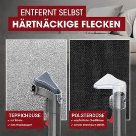 Clean Maxx Polster- & Teppichreiniger anthrazit/rot