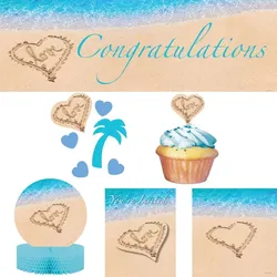 Hawaii Partyset Deko Sommerparty Beach Love Strandparty