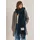 Cecil Schal CECIL, Damen, Gr. onesize, schwarz navy blau, Stoff, 100% Polyester, Modetücher Schal, mit Fransen am Saum