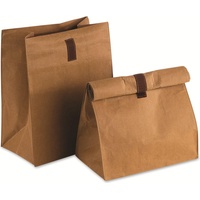 APS Lunchbag, 2er Set 25 x 15 cm, H: 30 cm 70% Naturfaser, 30% Kunstharz beige