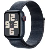 Apple Watch SE GPS + Cellular 40 mm Aluminiumgehäuse mitternacht, Sport Loop tinte