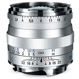 Zeiss Planar T* 50mm F2,0 ZM silber