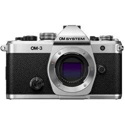 OM System OM-3 Body silber