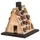 Kuhnert Hobaku Bastelset - Rauchhaus/Räucherhaus - Motiv: Lebkuchenhaus - Dekoration aus Holz zum Zusammenbauen - Höhe: ca. 12 cm - Made in Germany