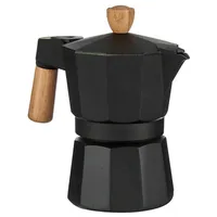 Kinvara Italienische Kaffeemaschine aus Holz, Aluminium, 150 ml, 12