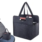 Flaschentasche - Faltbarer Tragbarer Flaschenträger Filz Mit Trennwänden | Flaschenkorb | Getränketasche | Tragbarer Kaffeeträger | Wiederverwendbare Flaschen Tasche Für Wasserflaschen Wein Bier