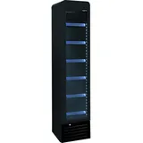 Saro Getränkekühlschrank schmal, schwarz, Modell DK 134 PRO ROUND