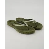 Ilse Jacobsen HORNBÆK | Cheerful01 | Flip Flops with Glitter | Army, size 37 EU - 37 EU
