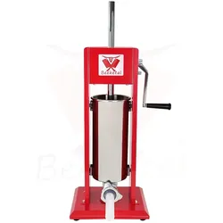 Beeketal Stahl Wurstfüller MT-Serie 3-7L inkl. 4 Fülltüllen + 3 Dichtungen MT05