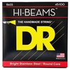 DR Saiten, (Hi-Beam 4er Bass 45-100 Stainless Steel MLR-45), Hi-Beams 4-String Bass Medium Light 45-100 - Saitensatz für 4-Saiter