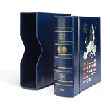 Leuchtturm Münzalbum VISTA, Euro-Jahrgang 2022, inkl. Schutzkassette, blau