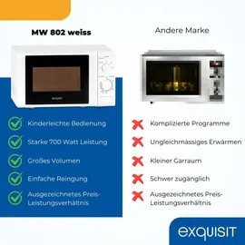 Exquisit MW802 weiß