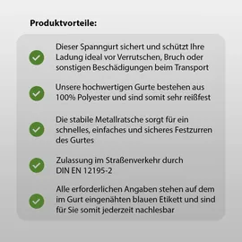 Trutzholm Spanngurt 4 m 800 kg