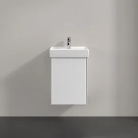 Villeroy & Boch Collaro Waschbeckenunterschrank Anschlag rechts 41 x 55 cm Glossy White