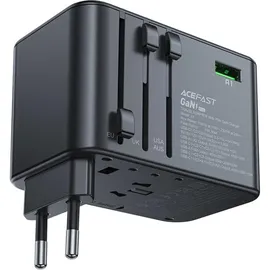 ACEFAST Z1 2xUSB-A, 3xUSB-C, GaN, 67W, US/EU/UK/AU (black)