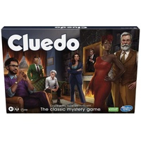 Hasbro Gaming Cluedo Brettspiel, überarbeitetes Cluedo-Spiel für 2–6 Spieler, Geheimnisspiele, Detektivspiele, Familienspiele für Kinder und Erwachsene