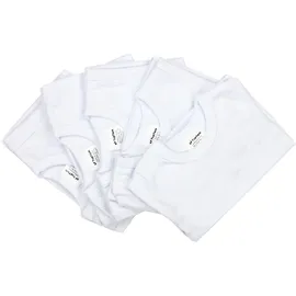 TupTam Baby Jungen Langarmshirt 5er Set, Farbe: weiß, Größe: 80 - 80