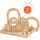 Merle Toys Merle Toys® - Holzbausteine ab 2 Jahren: Kinderspielzeug aus Holz, Montessori Spielzeug, Holzspielzeug, Set aus 30 Bauklötze und Bausteine