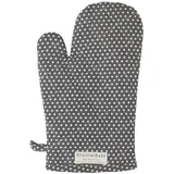 Krasilnikoff Ofenhandschuh Micro Dots, anthrazit