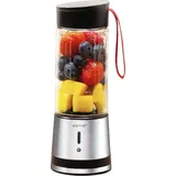 Alpina Smoothie Maker to Go 300ml Blender USB wiederaufladbar – Silber – Silber
