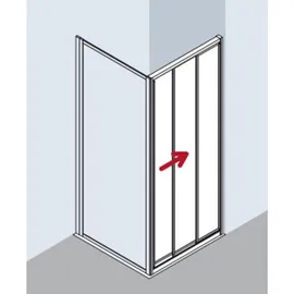 Kermi Nova 2000 Gleittür 80 x 185 cm N2STD0801811K