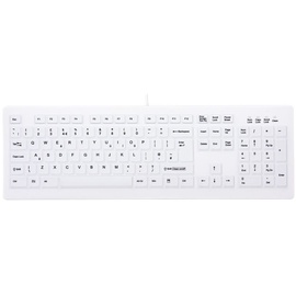 Cherry AK-C8100F-UVS-W/UK Tastatur USB QWERTY UK Englisch Weiß