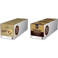 NESCAFÉ Dolce Gusto Dallmayr Crema d'Oro | 48 Kaffeekapseln | 100% Arabica-Bohnen 3er Pack & Dallmayr Prodomo | 48 Kaffeekapseln | Spitzenqualität für einen vollaromatischen Geschmack| 3er Pack