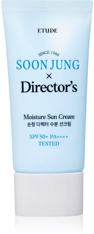 ETUDE SoonJung X Directors Sun Cream feuchtigkeitsspendende und schützende Emulsion für Gesicht und Körper SPF 50+ 50 ml