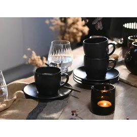 CreaTable Cappuccinotasse 0,24 l Schwarz 12 St.
