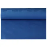 Papstar Papiertischtuch mit Damastprägung 6 x 1,2 m Dunkelblau