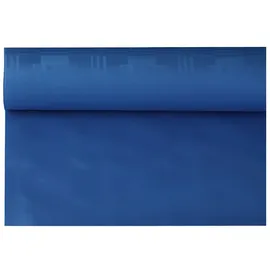 Papstar Papiertischtuch mit Damastprägung 6 x 1,2 m Dunkelblau